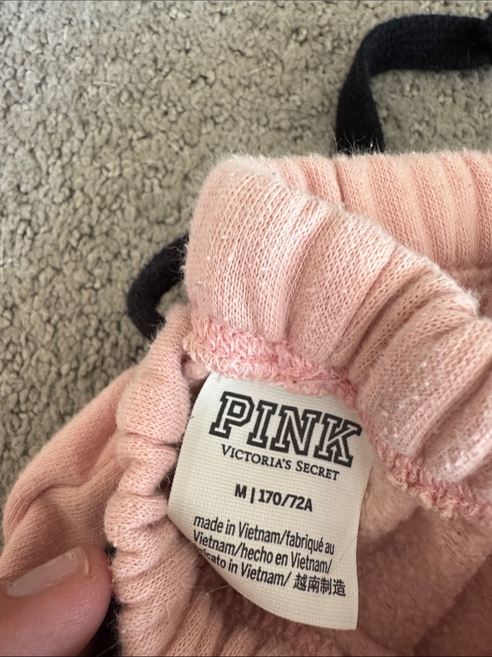 Victoria’s Secret Pink Sweatpants with Black Drawstring - Picture 3 of 4